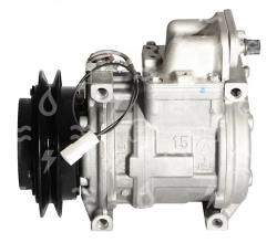 kompresor DENSO 10PA15C, řemenice 132 mm - 1A, 24V, OEM 0002301511, 10-355