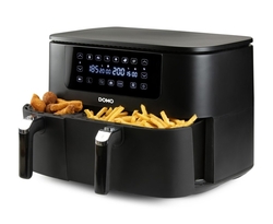 Dvojitá horkovzdušná fritéza 3+6 l - digitální - DOMO DO546FR + DOPRAVA ZDARMA