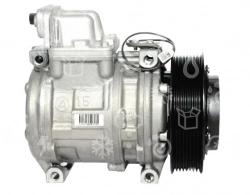 kompresor DENSO 10PA15C, řemenice 130mm, PV8, 24V, Mercedes Trucks, 10-930