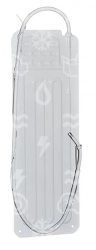 výparník deskový 150 x 450 mm, vývod kapilára, KT600-316