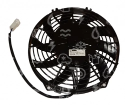 ventilátor SPAL univerzální tlačný průměr 225 mm - 10 lopatek, 24V, VA07-BP12/C-58S, 16-075