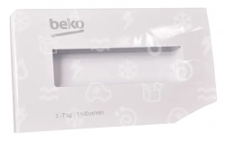 čelo násypky prášku pračky BEKO, 1912014107, 1912014107