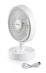 Stolní USB aku ventilátor s oscilací - DOMO DO8151