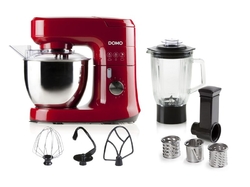 Kuchyňský robot s mixérem - červený - DOMO DO9145KR + DOPRAVA ZDARMA