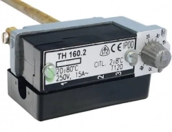 termostat TH 160.2 - T = 20-80 °C, L = 315 mm, 3 svorky s krytem, 2748-02