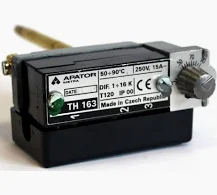 termostat TH 163 - T = 50-90 °C, L = 100 mm, 2748-03